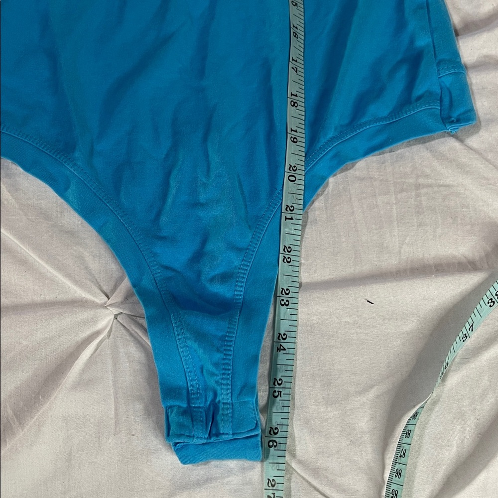 NWT COTTON CITIZEN Turquoise Lapis Blue Brisbane Tank Bodysuit 100% Cotton - Picture 9 of 10